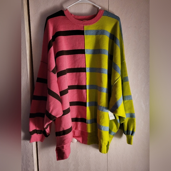 Free People Uptown Stripe Pullover - Picture 4 of 6